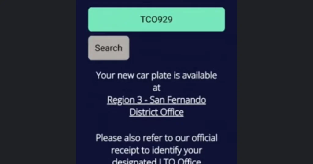 Visit the lto office